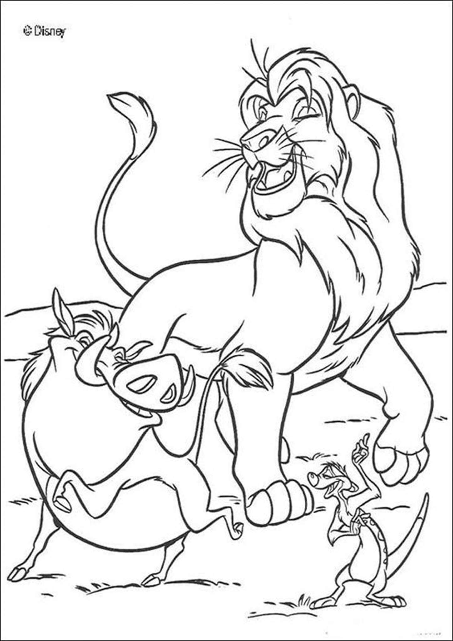 Free easy to print lion king coloring pages horse coloring pages cartoon coloring pages disney coloring sheets