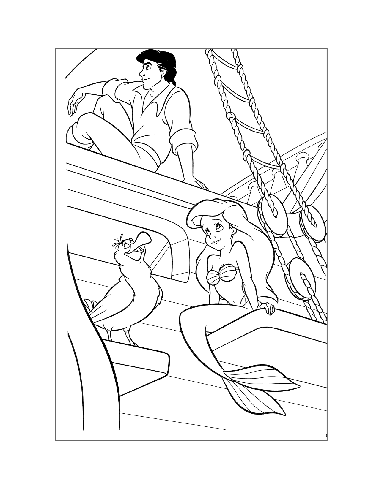 Little mermaid pages â printable pages