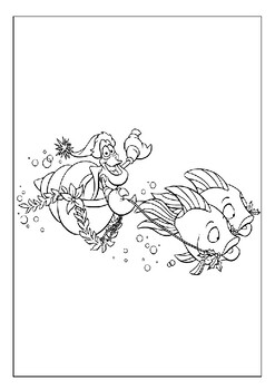 Explore the underwater world with our little mermaid ariel coloring pages pdf