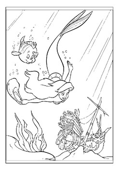 Discover the underwater world of disneys little mermaid with our coloring pages