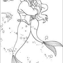 Beautiful ariel coloring pages