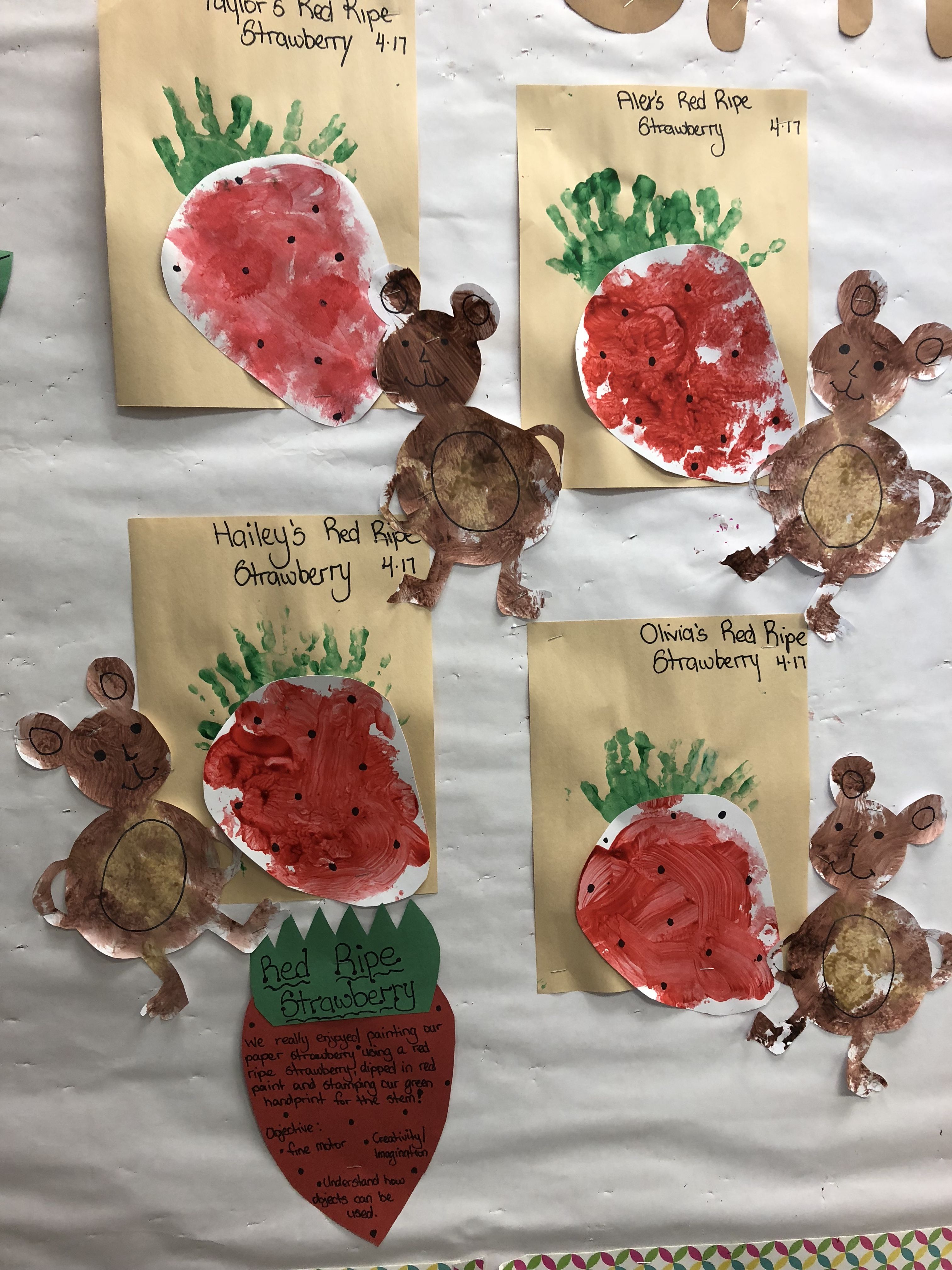 The little mouse the red ripe strawberry the big hungry bear preschool crafts strawberry crafts bears preschool