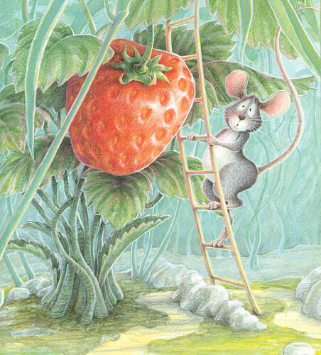 Little mouse big hungry bear el ratoncito la fresa roja y madura y el gran oso hambriento by don wood the teacher store