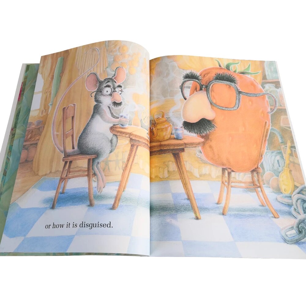 Book mouse strawberry baby english child book kids english books bear reads books