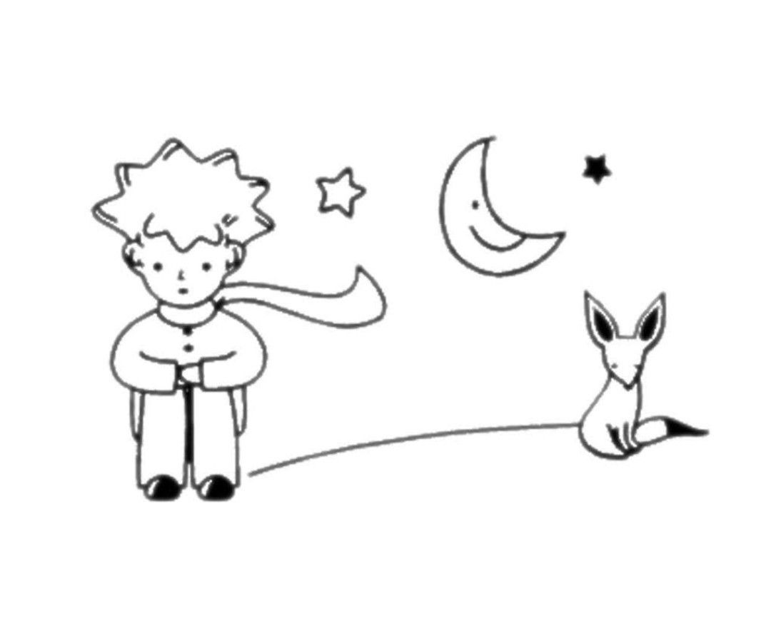 Snake swallows elephant coloring page free printable coloring pages little prince tattoo the little prince line art tattoos