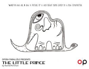 Little prince coloring page
