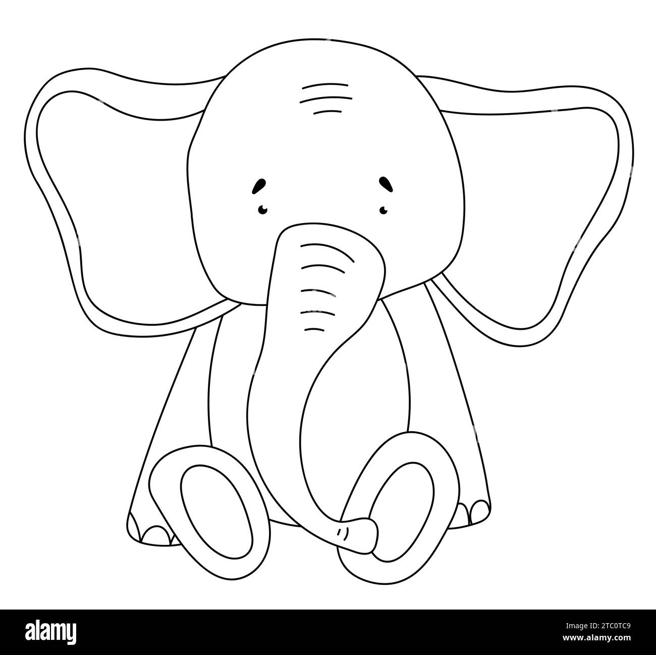 Elephant illustration book hi