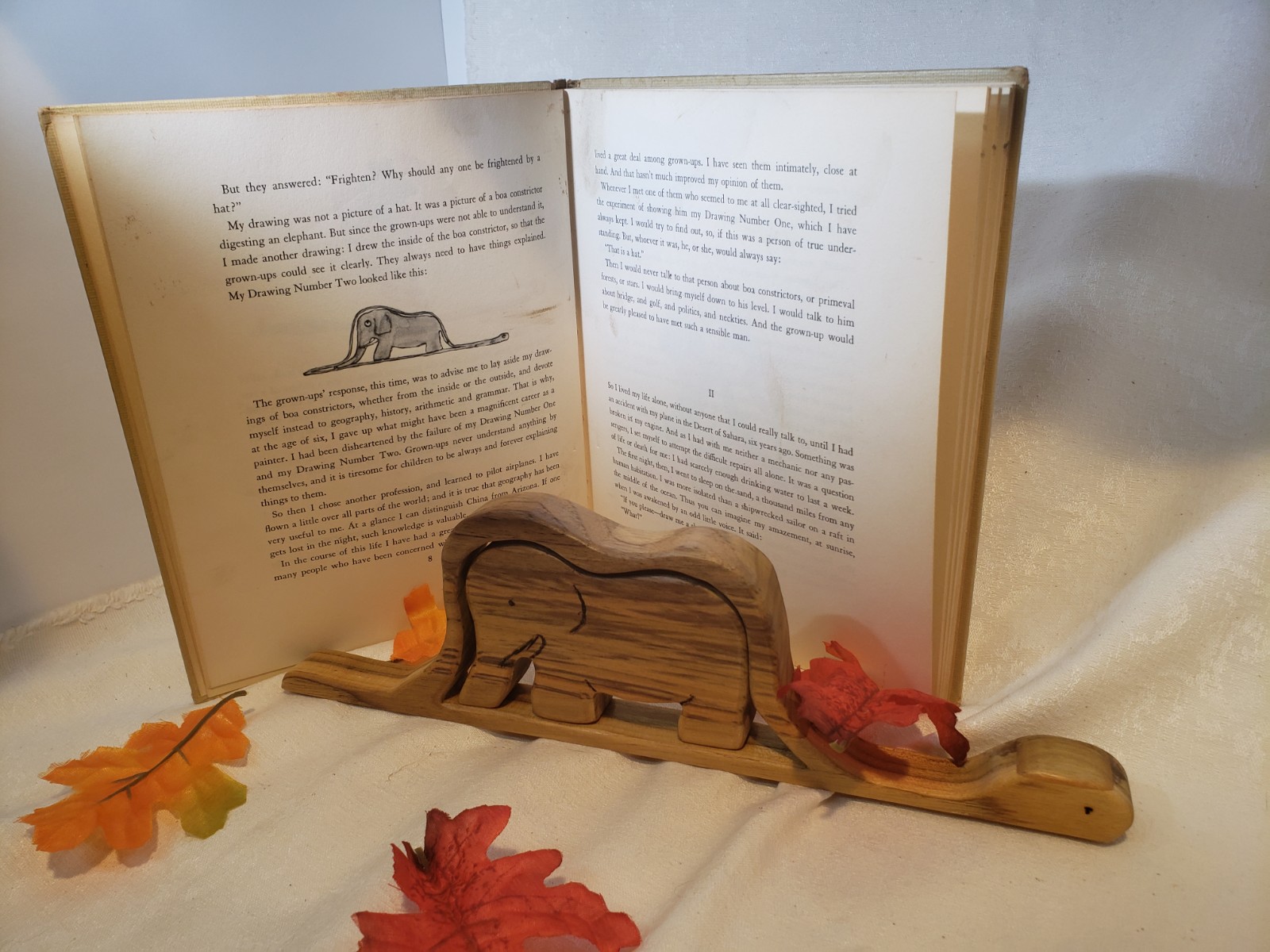 The little prince elephant and boa constrictor â great moose woodcraft