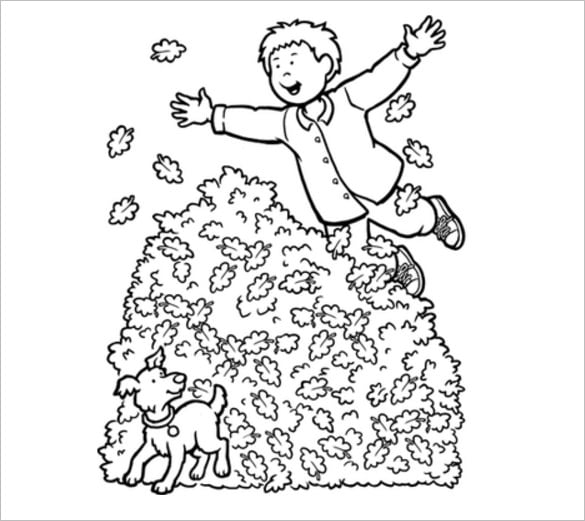 Fall coloring pages