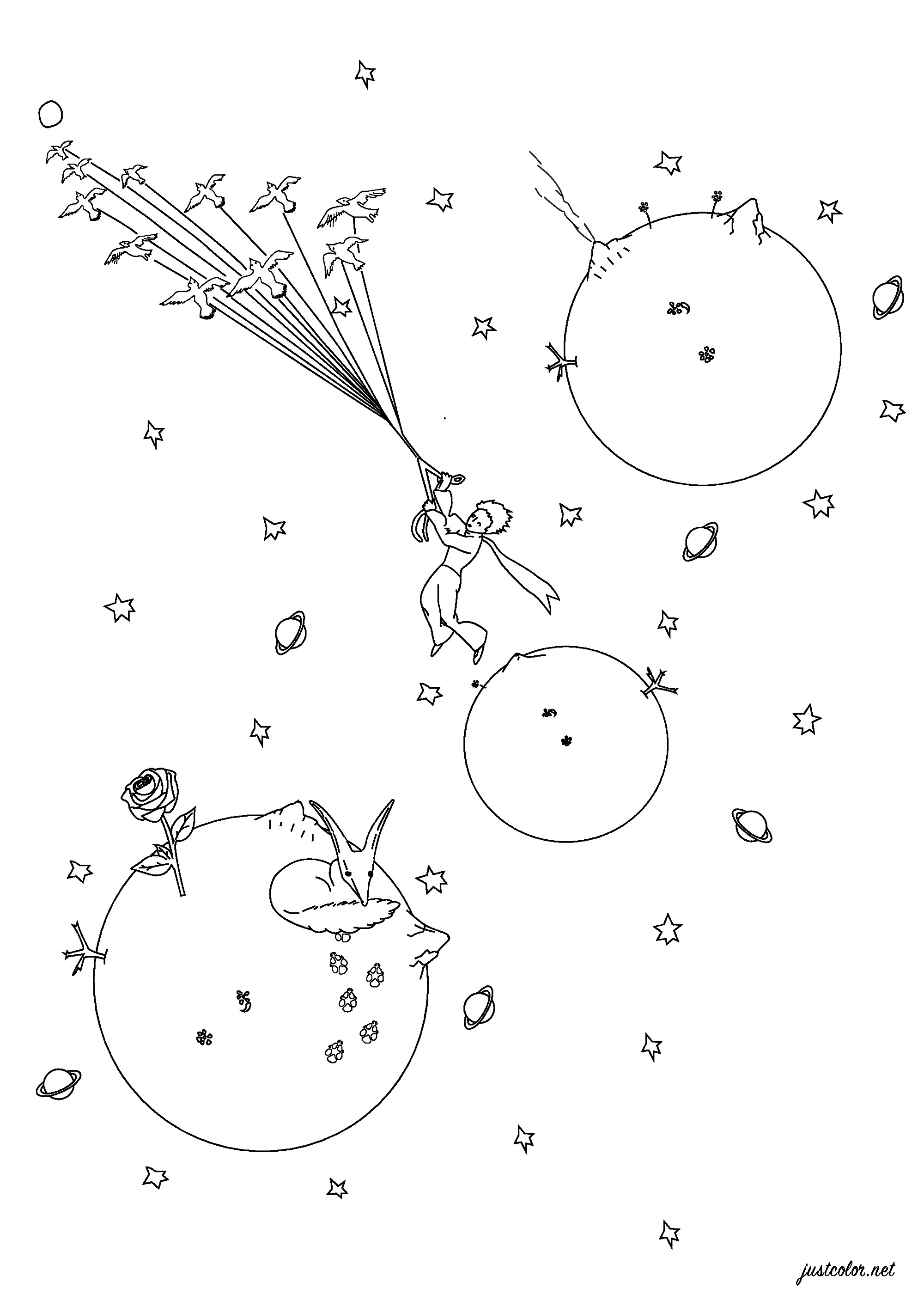 The little prince by antoine de saint