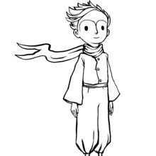 The little prince coloring pages