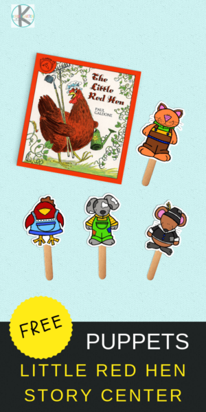 Ð the little red hen story printable puppets free
