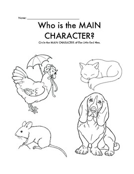 Little red hen pictures tpt