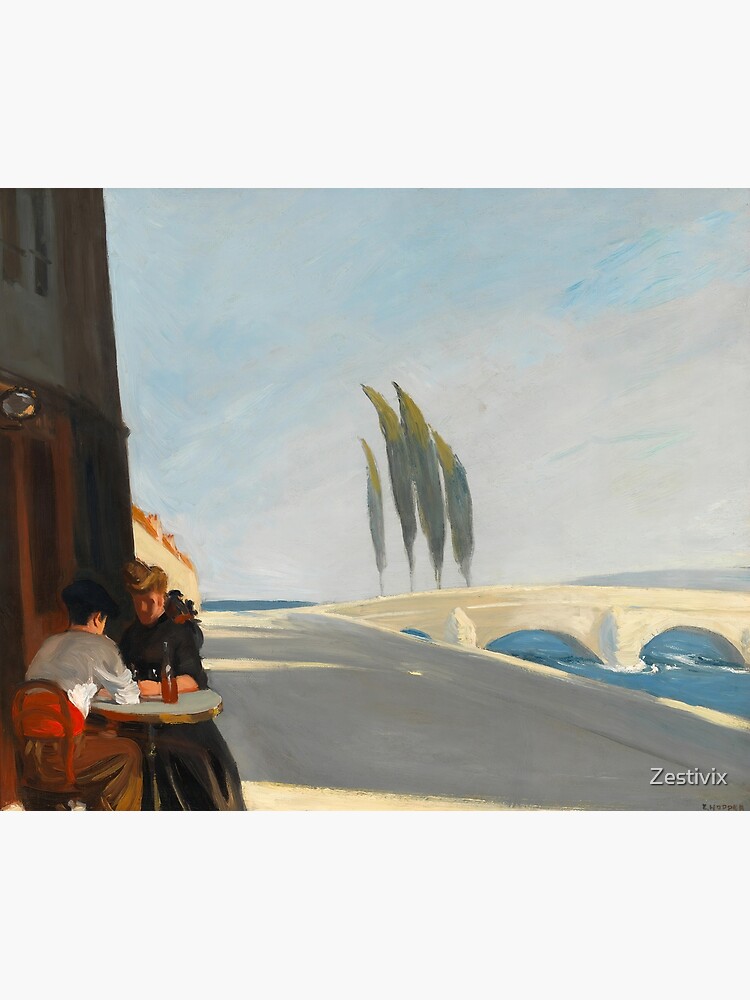 Le bistro or the wine shop painting by edward hopper poster for sale by zestivix