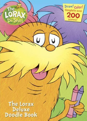 The lorax deluxe doodle book by random house trade paperback for sale online