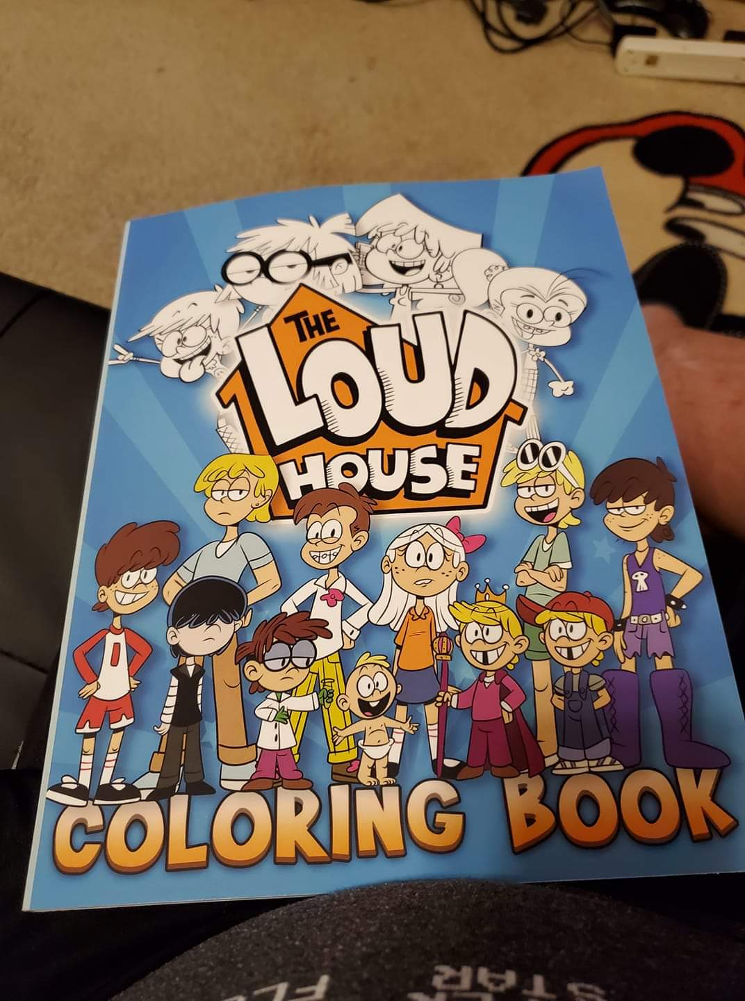The fanpage of the loud house on x its disappointing to see people make something like a coloring book from other peoples fanart without permission i believe this is an amazon thing
