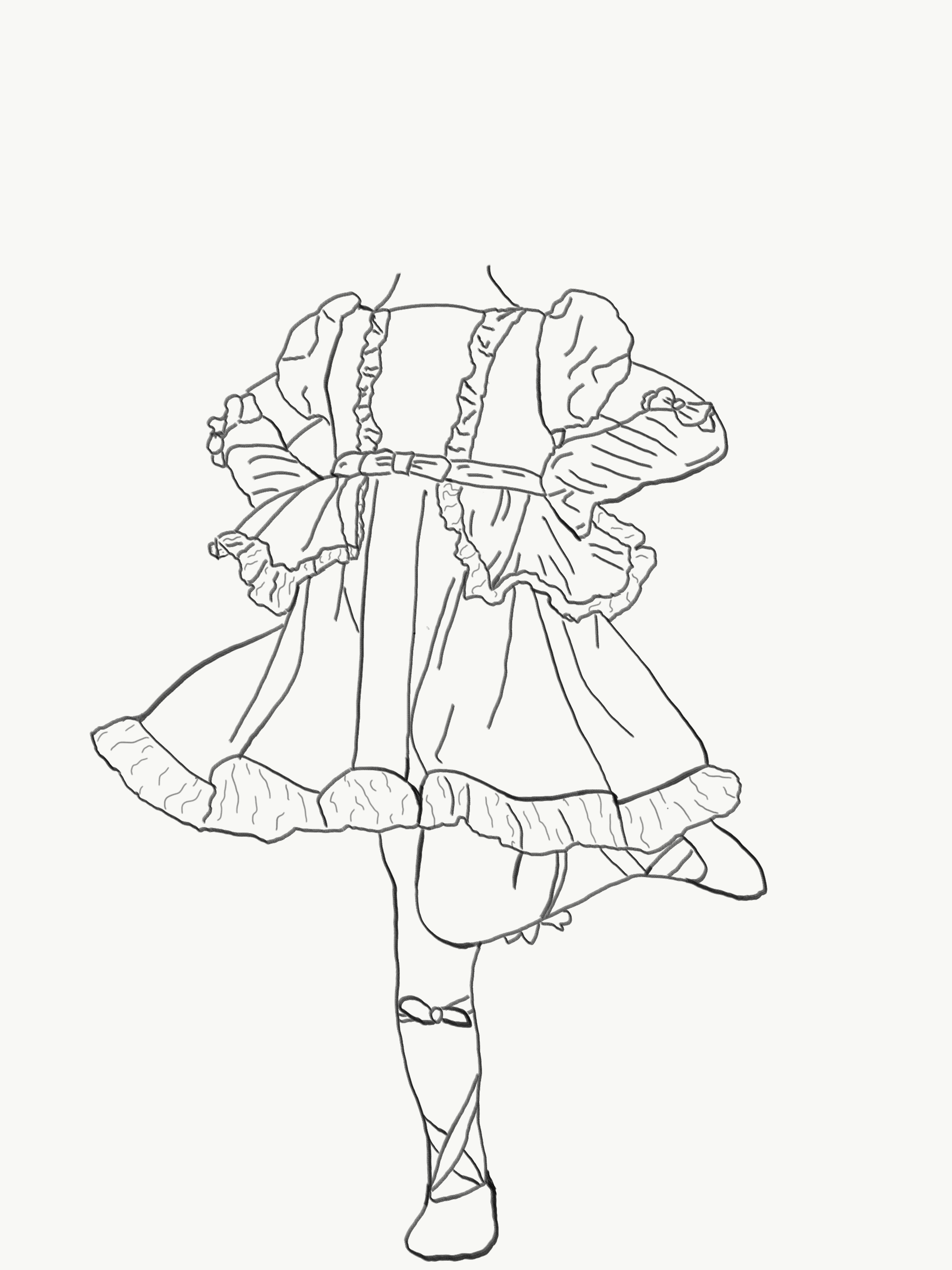Sables teatime dress sizes nb to kids pdf pattern