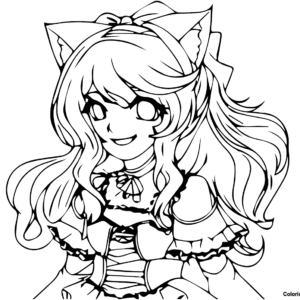 Aphmau coloring pages printable for free download