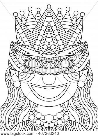 Mardi gras queen vector photo free trial bigstock