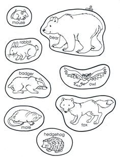 The mitten animals free printable the mitten book activities preschool books winter preschool