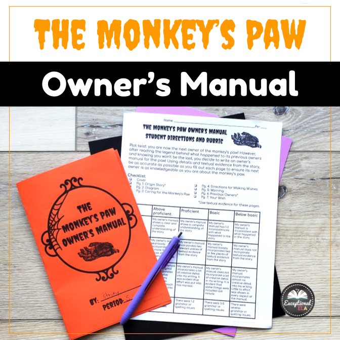 The monkeys paw owners manual