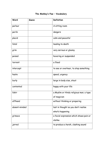 Vocabulary builders