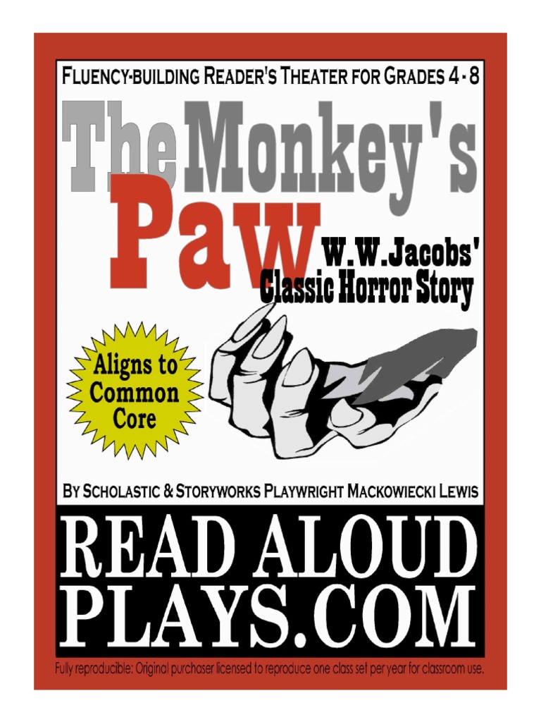 The monkeys paw classic short story readers theater preview pdf