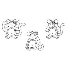 Top free printable monkey coloring pages for kids