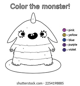 Monster coloring page images stock photos d objects vectors