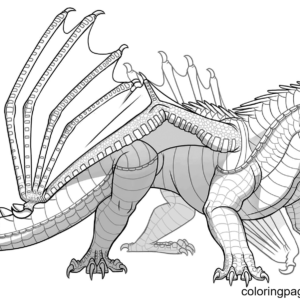 Wings of fire coloring pages printable for free download