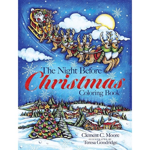 The night before christmas coloring book