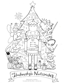 Nutcracker coloring page by classicalkids tpt