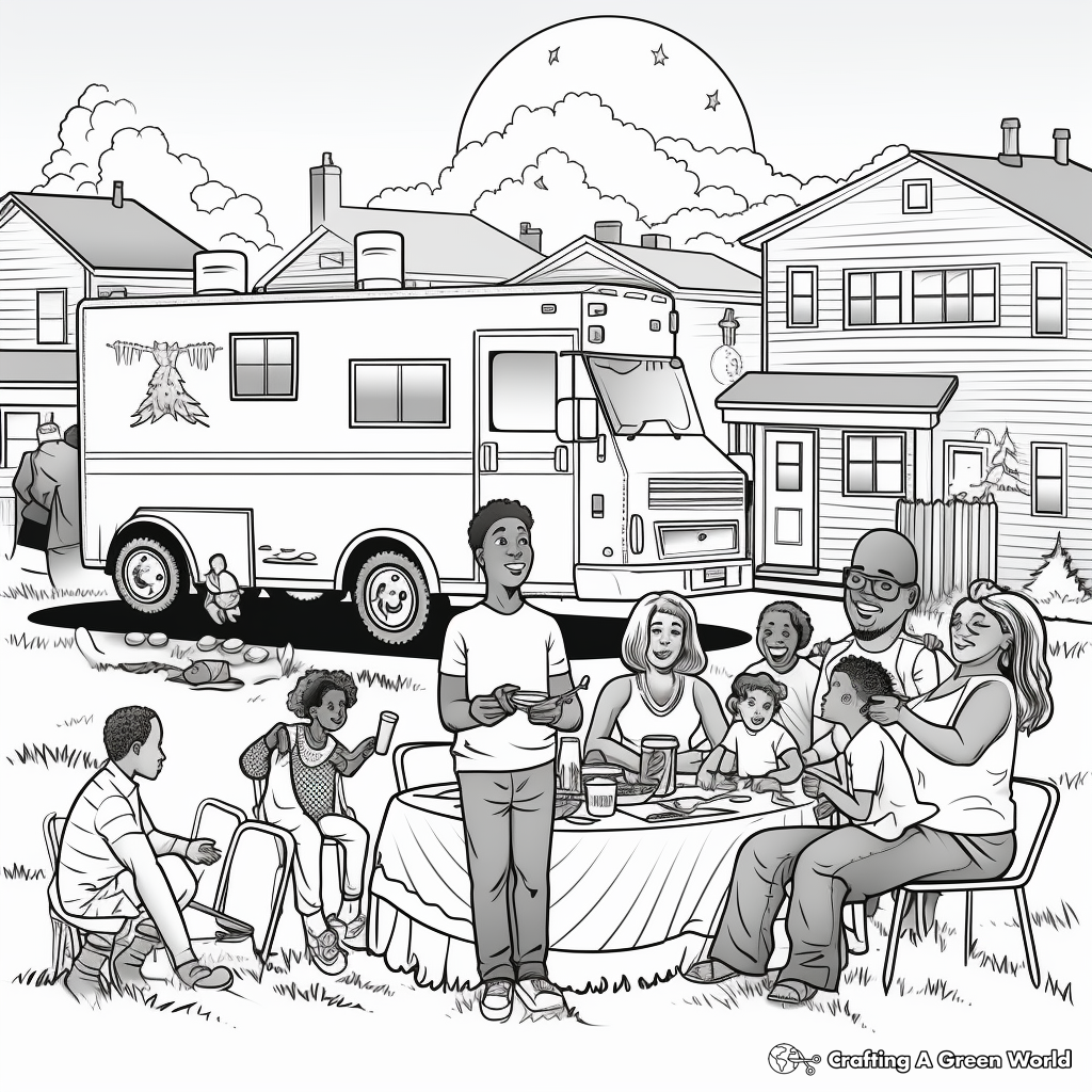 National night out coloring pages