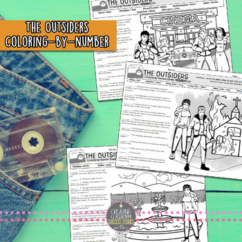 The outsiders novelmovie coloring