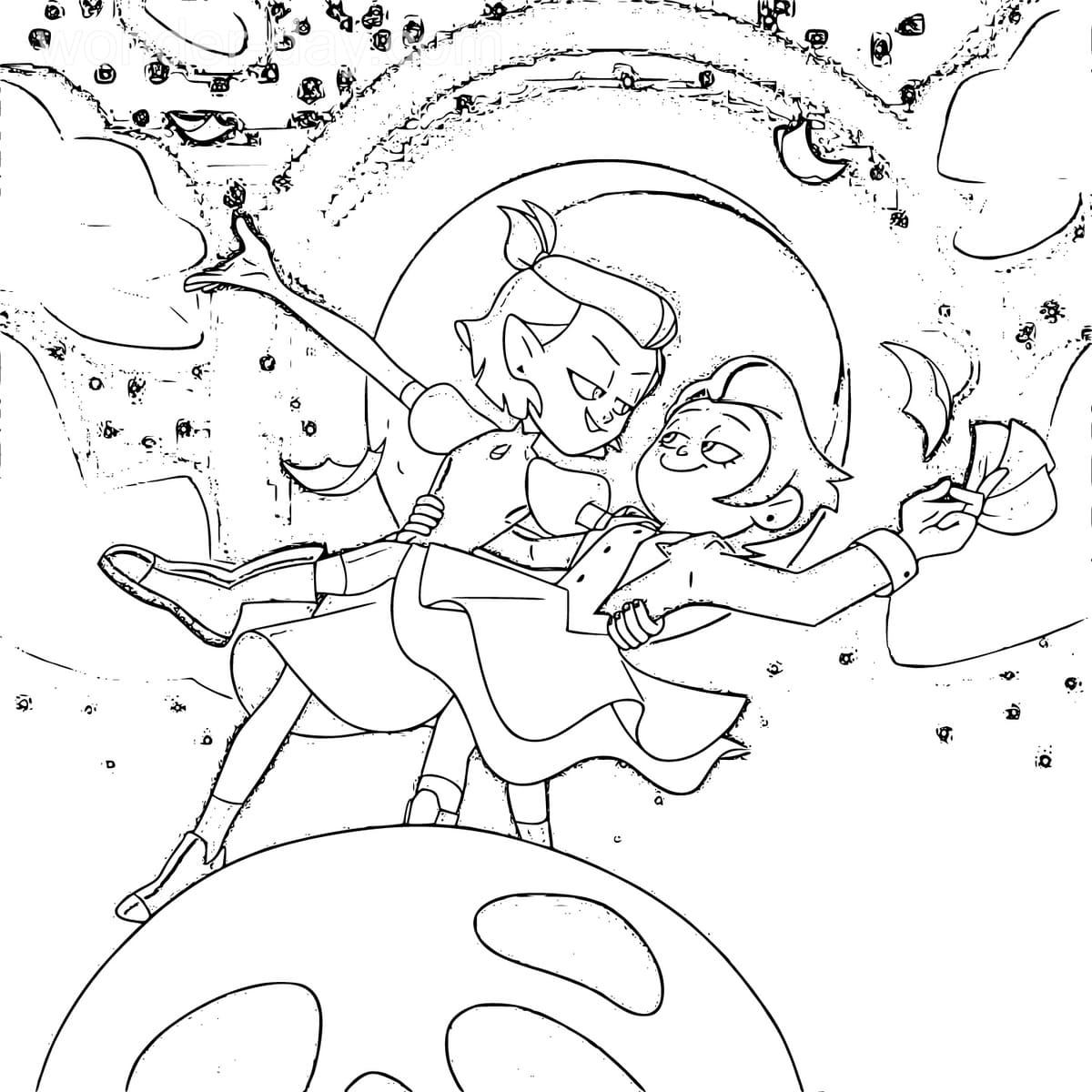 Owl house coloring pages download and print for free