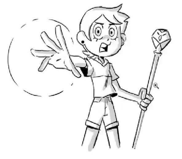 In honor of season premiere heres a luz noceda fanart i did basing on a coloring page rtheowlhouse