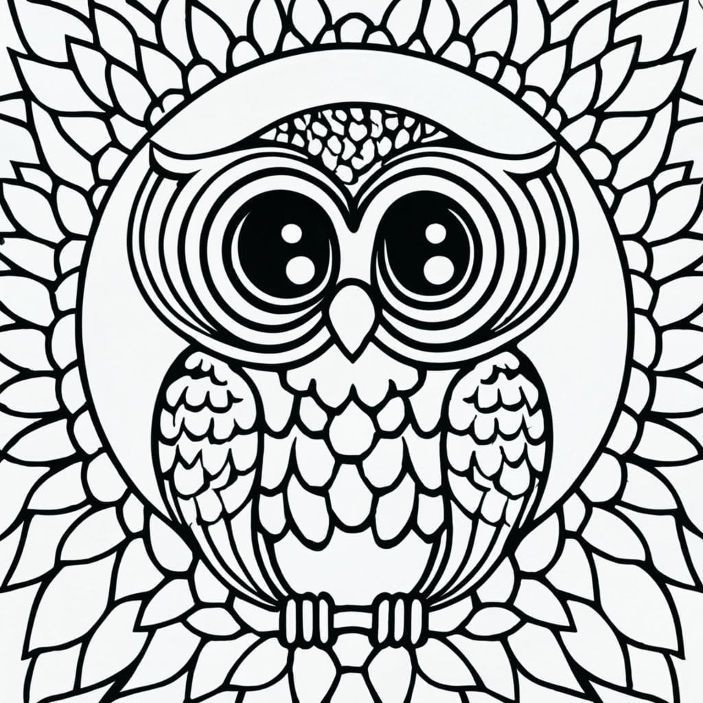 Owl house coloring pages free printable