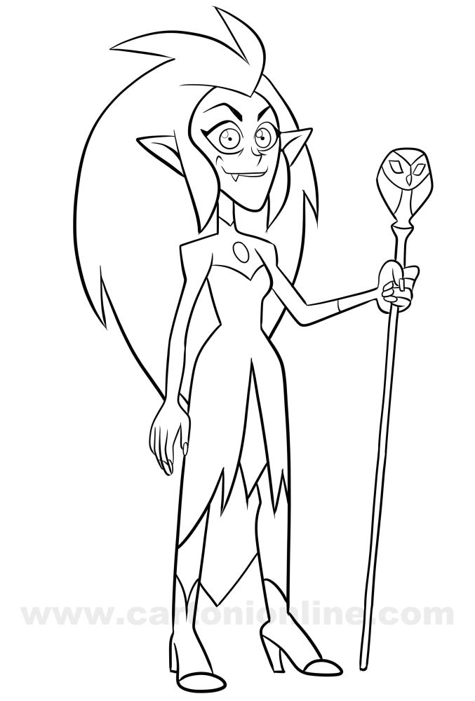 The owl house coloring page