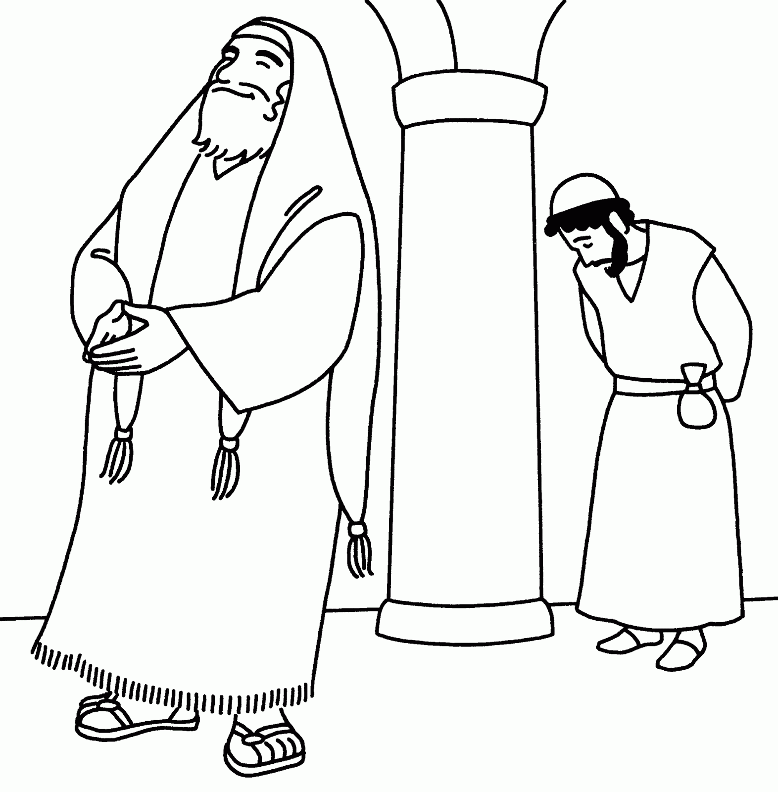 Prayer of the pharisee and the tax collector ideas pharisee and tax collector bible crafts parables