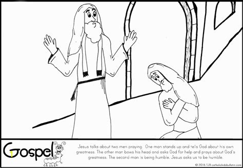 Pharisee and tax llector louring pages