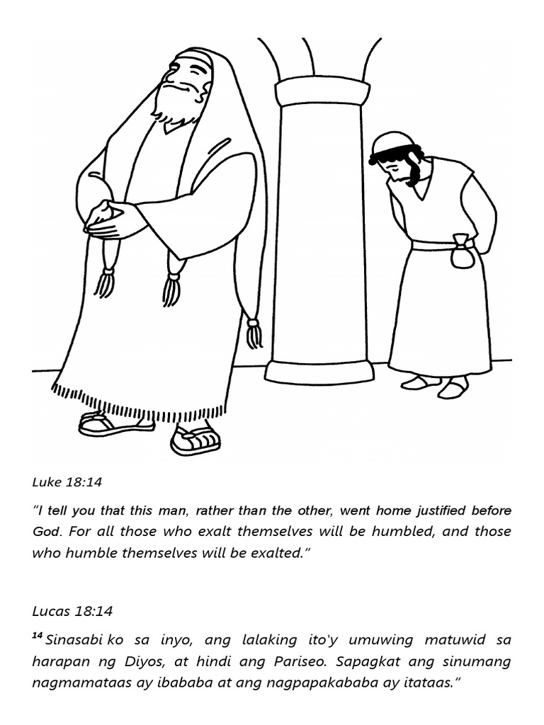 Pharisee and the tax collector pdf
