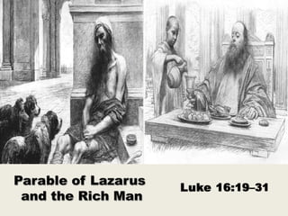 Parable of lazarus and the rich man ppt