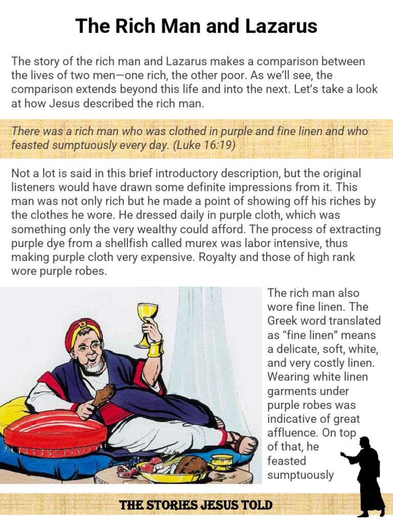 The rich man and lazarus pdf neviim abraham