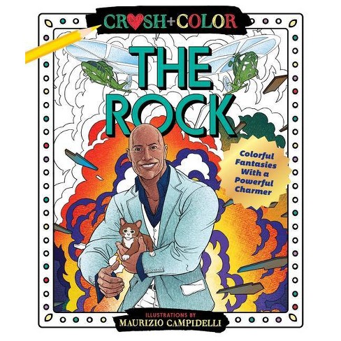 Crush and color dwayne the rock johnson