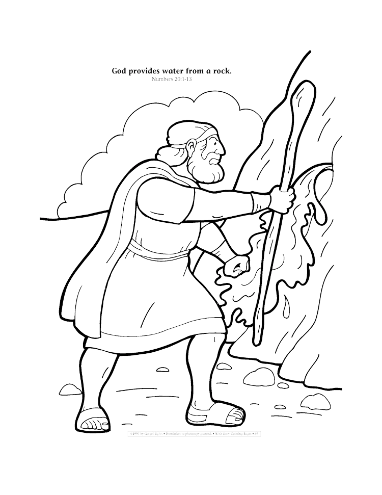 Free bible coloring pages for kids from popular stories