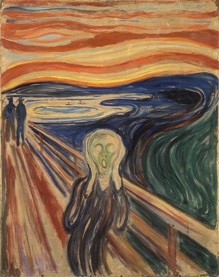 A closer look at the scream by edvard munch
