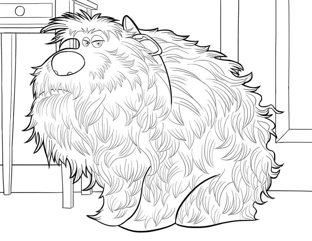 The secret life of pets coloring pages