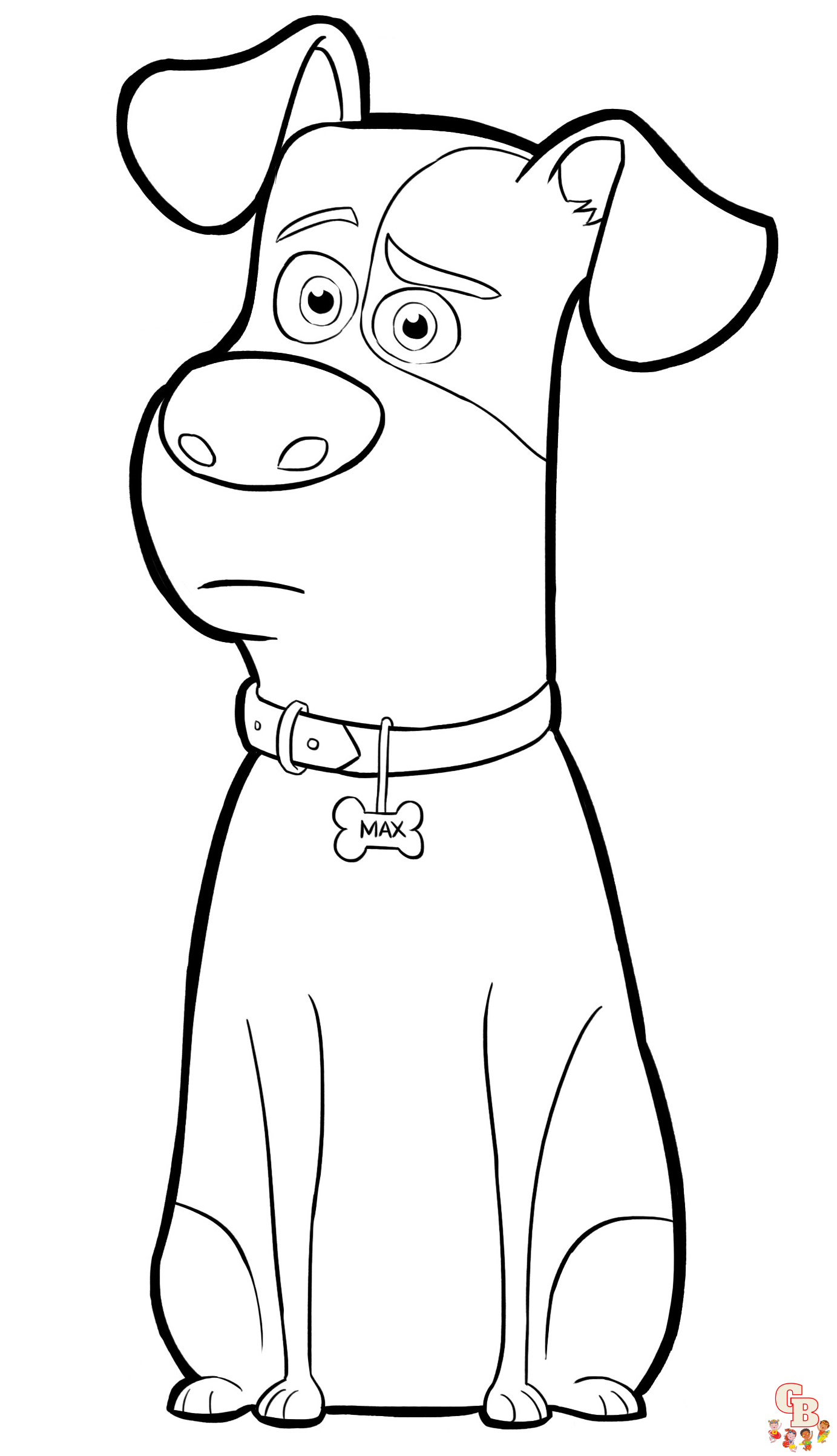 Free printable cute pets coloring pages for kids