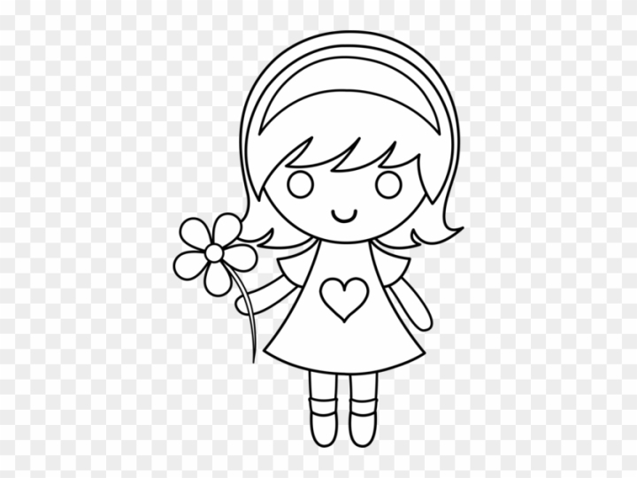 Free shining design little girl coloring pages characters