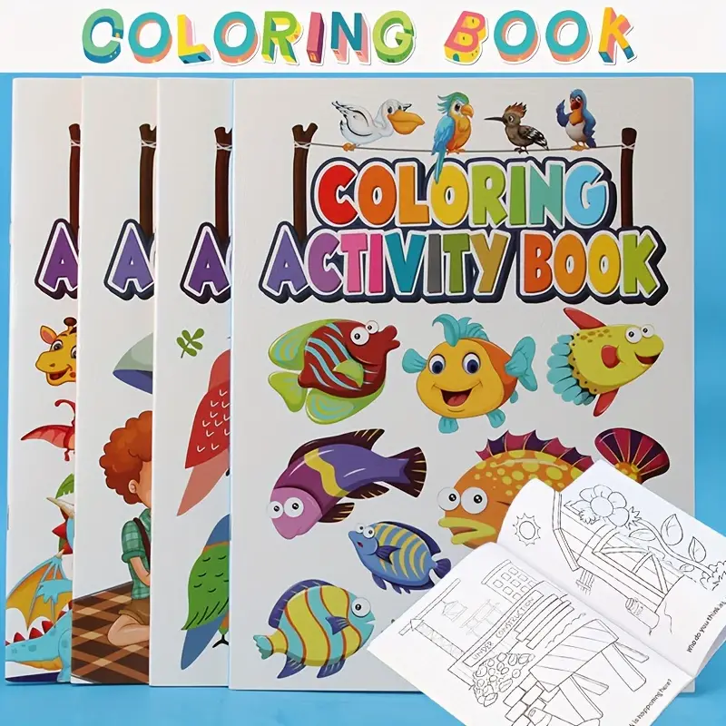 A coloring book early education coloring book small